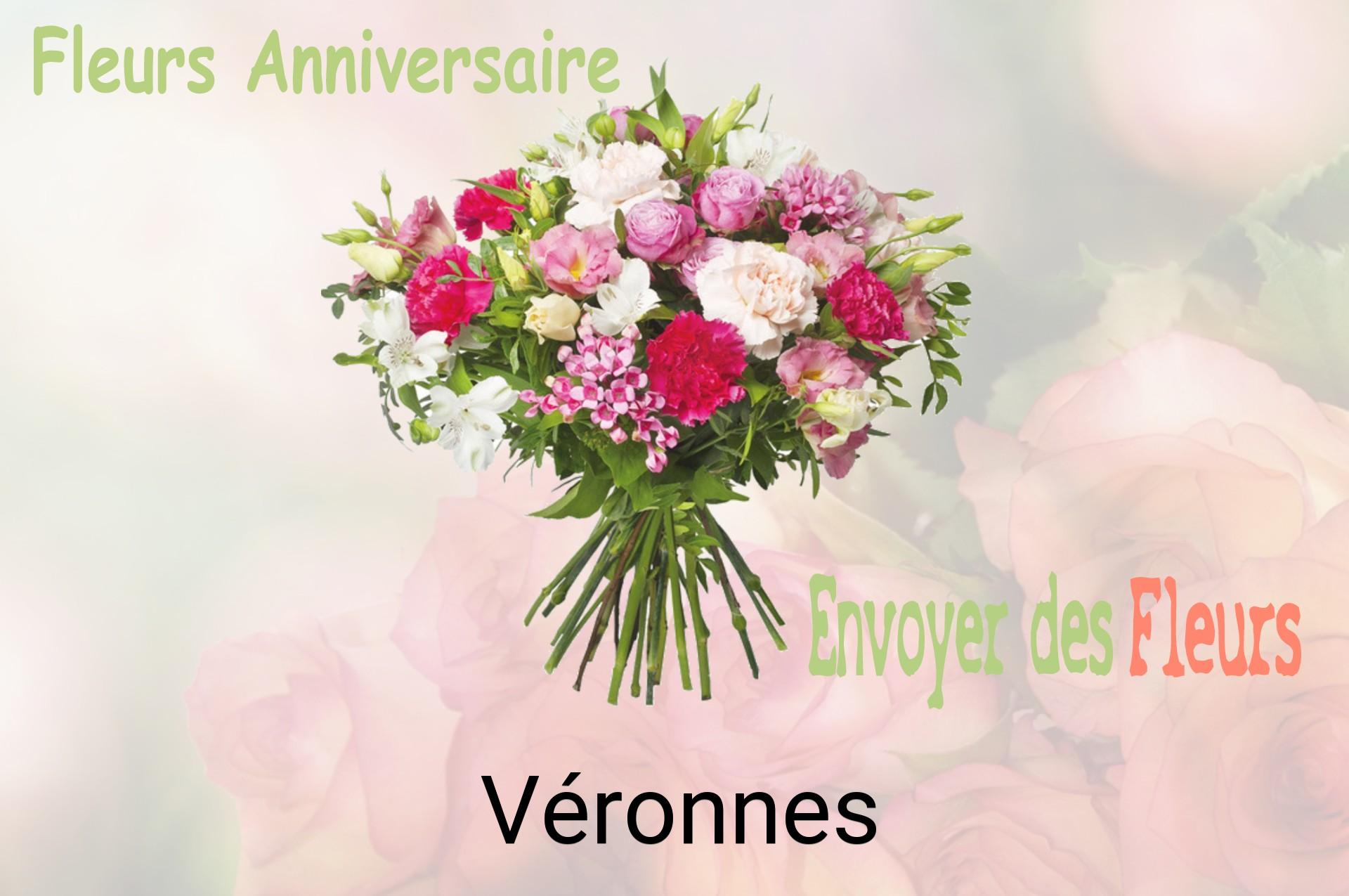 Bouquet de fleurs d’anniversaire livré à Véronnes
