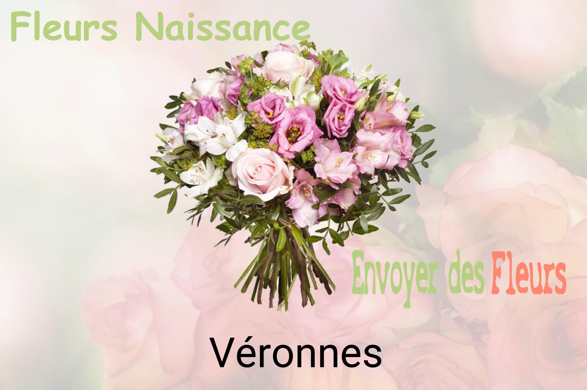 Bouquet de fleurs de naissance livré à Véronnes